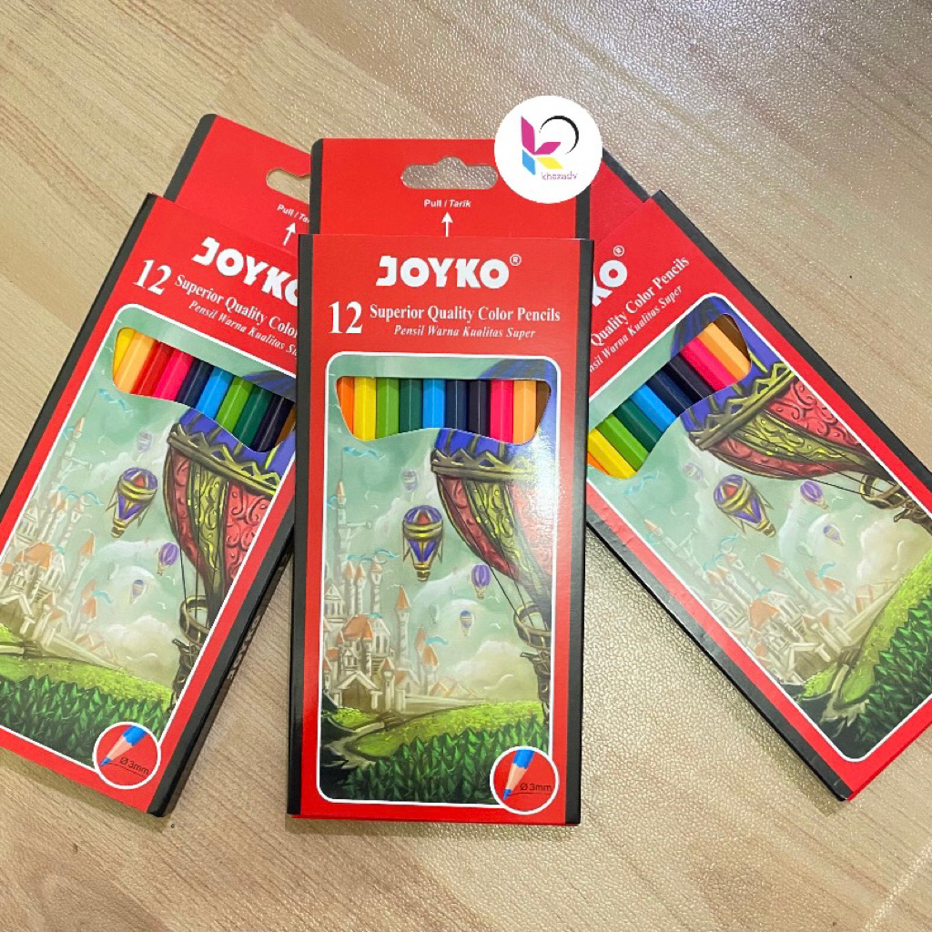 

PENSIL WARNA JOYKO 12 WARNA PANJANG