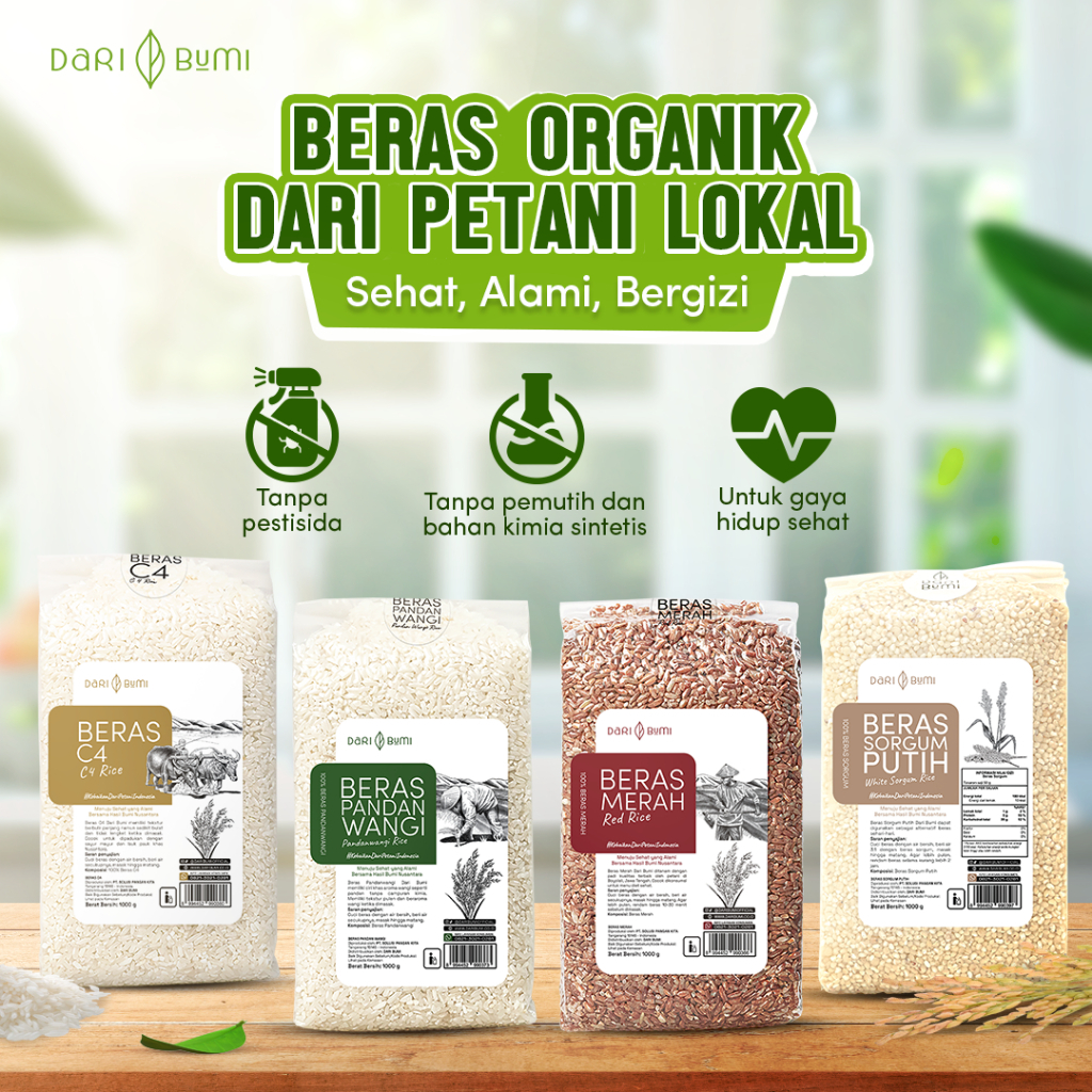 

Dari Bumi Beras Organik 1 Kg Premium Pure