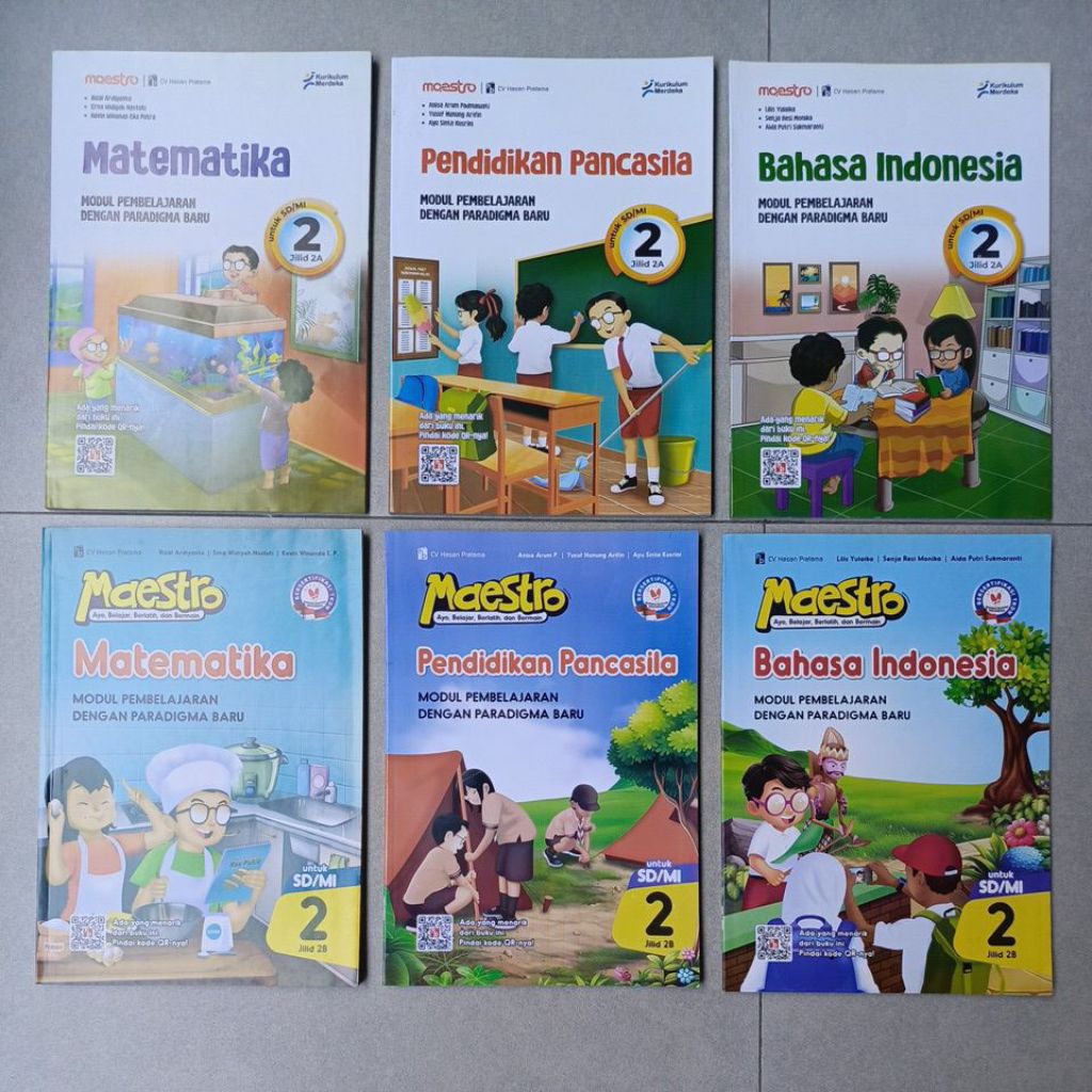 LKS MAESTRO. SD Kelas 2. (semester 1 & 2). kurikulum merdeka