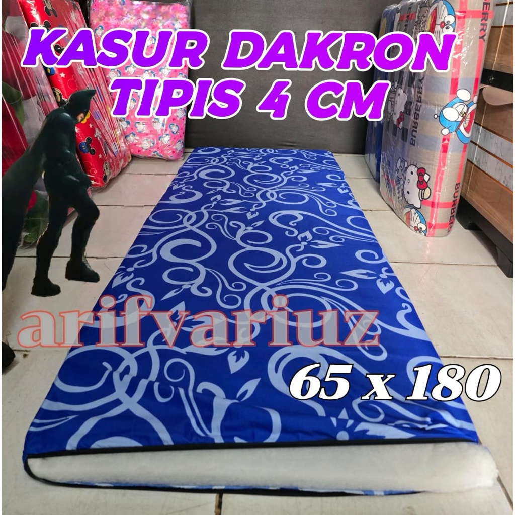 ( Instan Kurir ) KASUR ANAK BUSA DAKRON TIPIS 4CM SINGLE 1 BADAN ANAK BUSA DAKRON