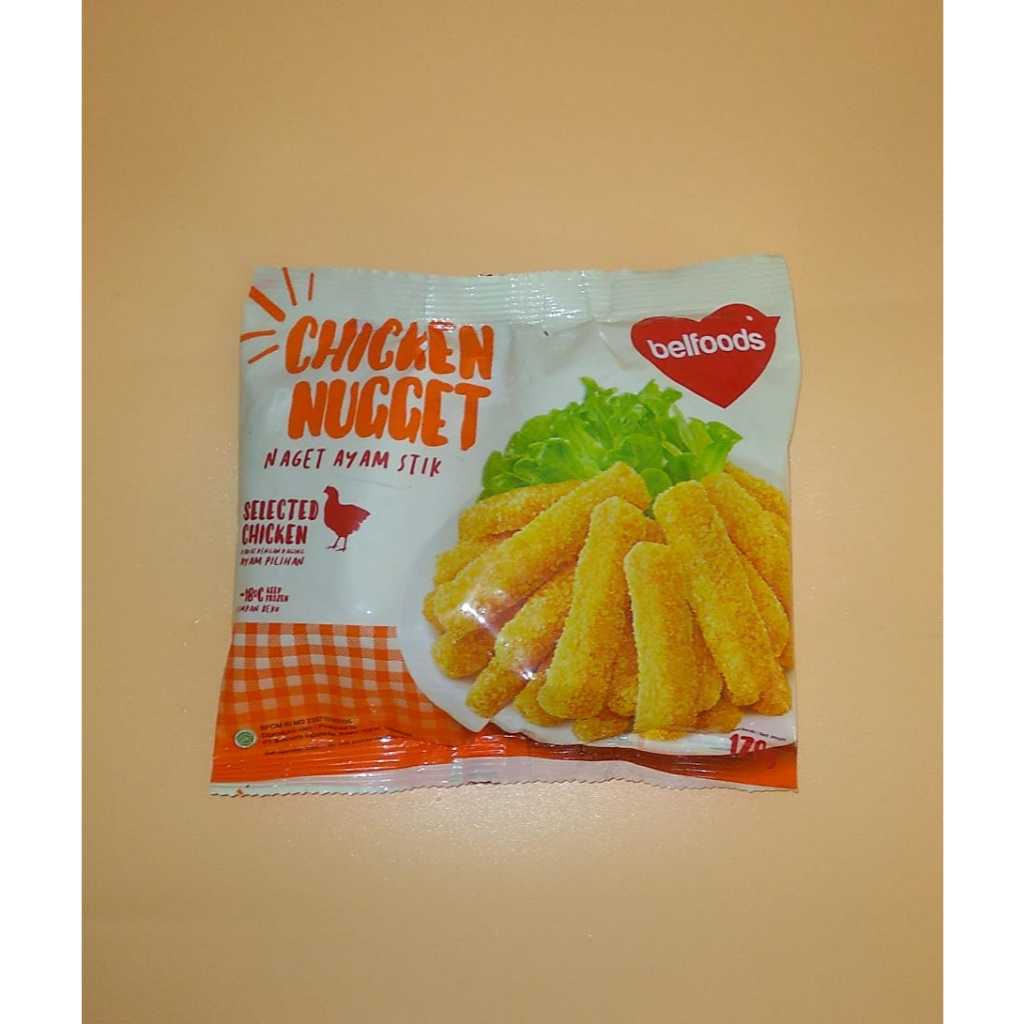 

BELFOODS NAGET AYAM STIK 170 GR (CHICKEN NUGGET)