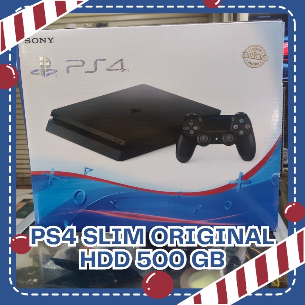 PS4 SLIM PLAYSTATION 4 SLIM ORI HDD 500GB