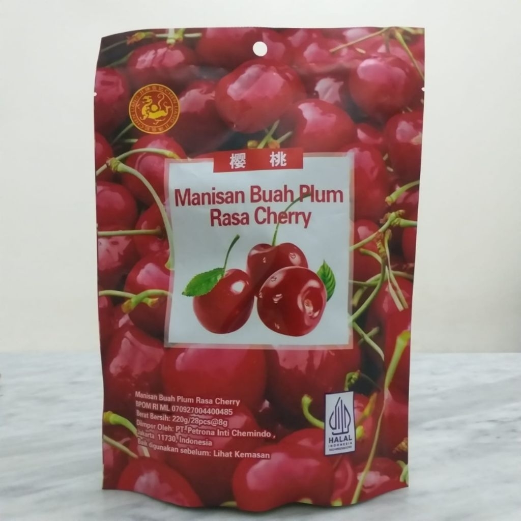 

Manisan Buah Plum Rasa Cherry 220 gram