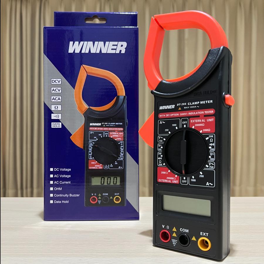 MULTIMETER DIGITAL TANG AMPERE WINNER DT-266 / MULTITESTER CLAMP METER DT266 DT 266