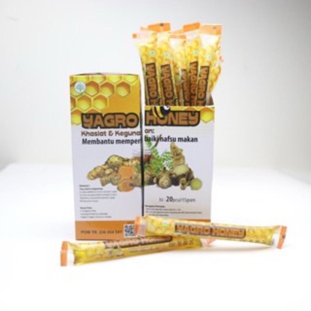

MADU YAGRO HONEY SACHET – Suplemen Nafsu Makan Herbal | 20 Stick x 15g | Buy 2 Free 1