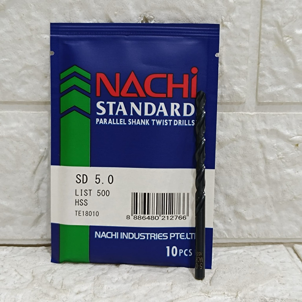 MATA BOR BESI NACHI HSS 5.0 MM - NACHI HSS 5.0 MM