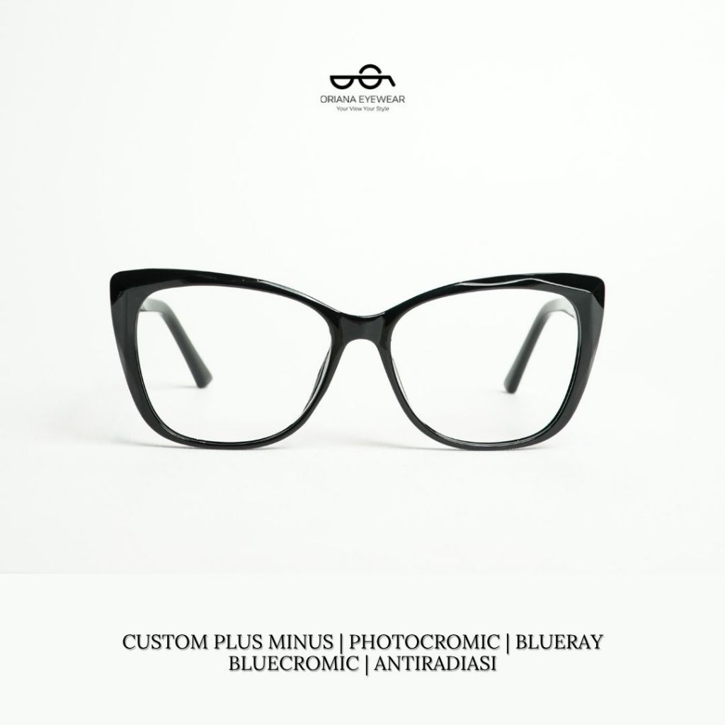 Oriana Eyewear Frame Kacamata Minus / Frame Kacamata Optik Cat Eye -  2001