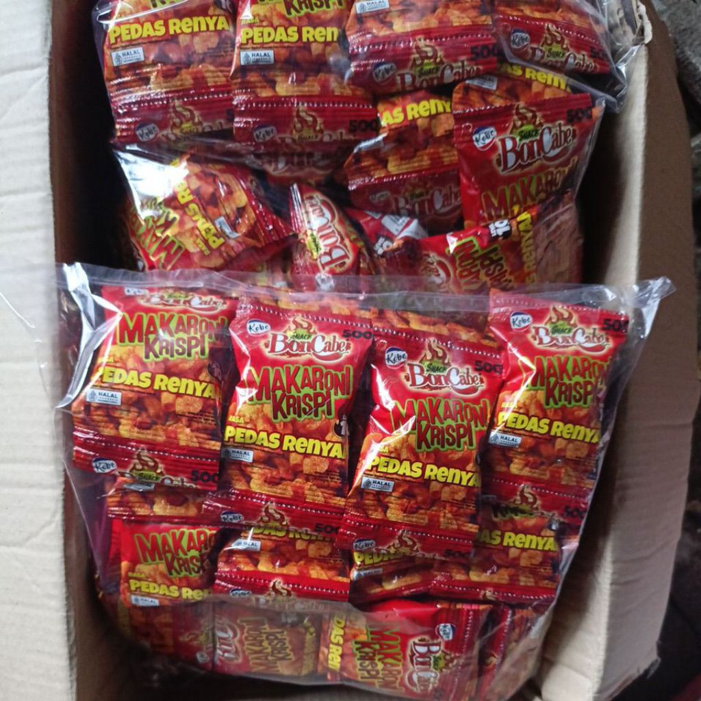 

SNACK BONCABE MAKARONI LV10 1BALL ISI6 RENTENG