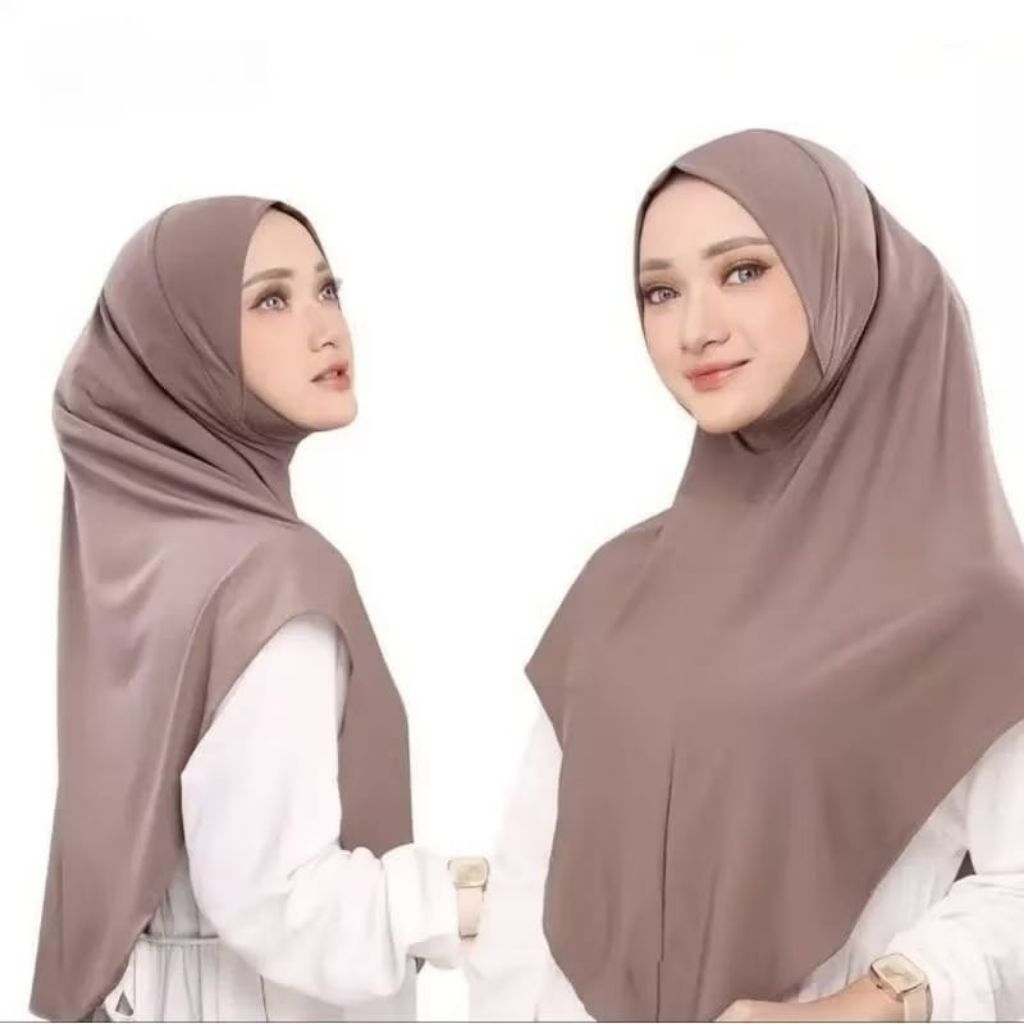 Hijab Bergo Dagu Malaysia Jersey Premium/Bergo Dagu Malaysia Soft Pet/Jilbab Bergo Malaysia