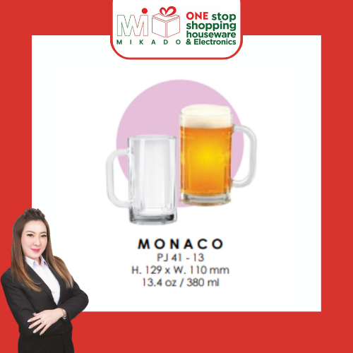 CITINOVA GELAS KACA MONACO PJ 41 / GELAS CANTIK & UNIK