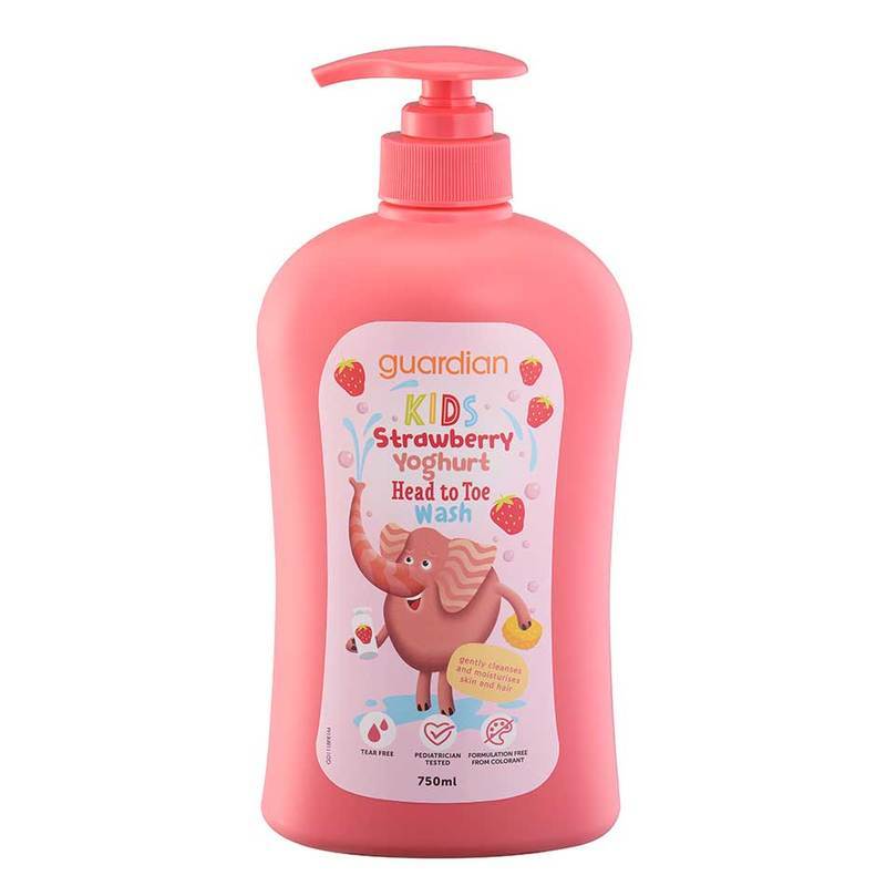 GUARDIAN Kids Head to Toe Wash | Sabun Mandi Anak | Sabun Cair Anak-Anak | Kids Care Body Wash 750ML