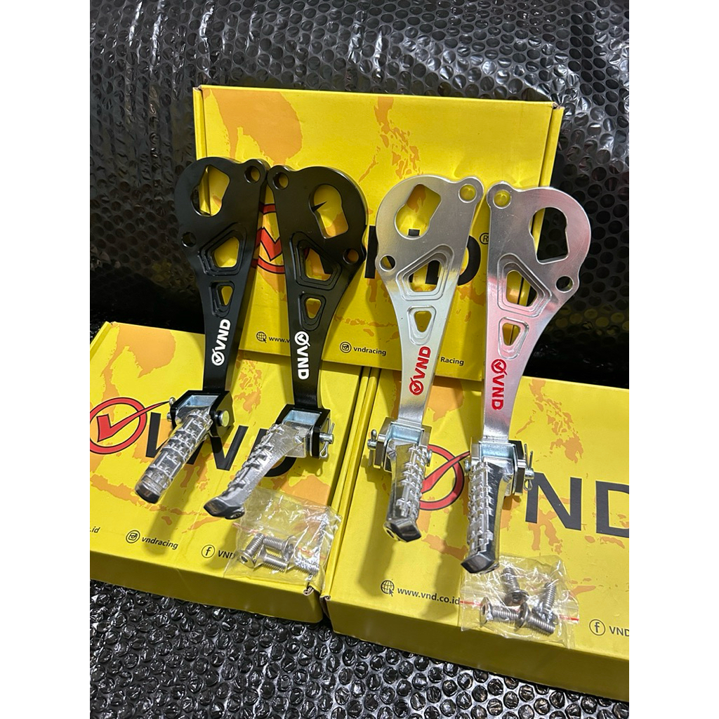 FOOTSTEP STEP BELAKANG VND NINJA R SS Cobra ORIGINAL VND HITAM DAN SILVER