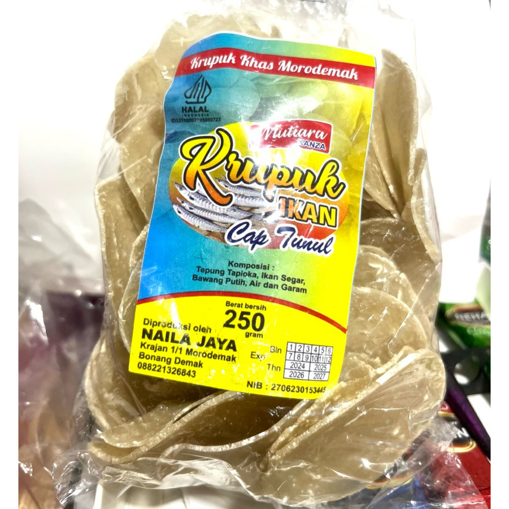 

Krupuk Kerupuk Ikan Khas Moro Demak 250gram