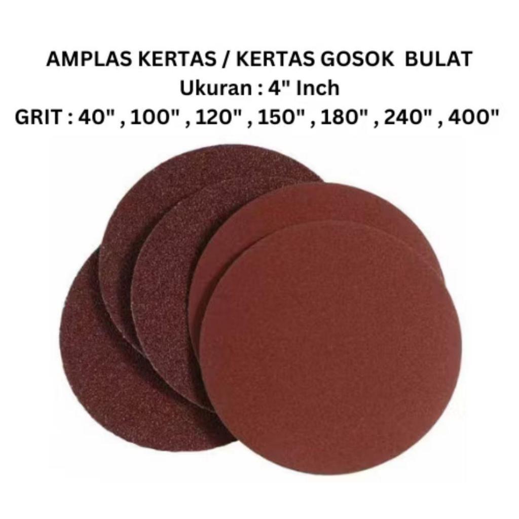 AMPLAS BULAT 4 INCH