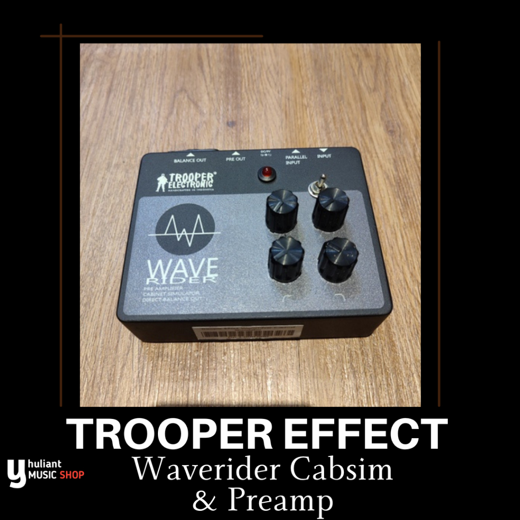 Trooper Electronics Waverider Cabsim & Preamp Pedal Effect