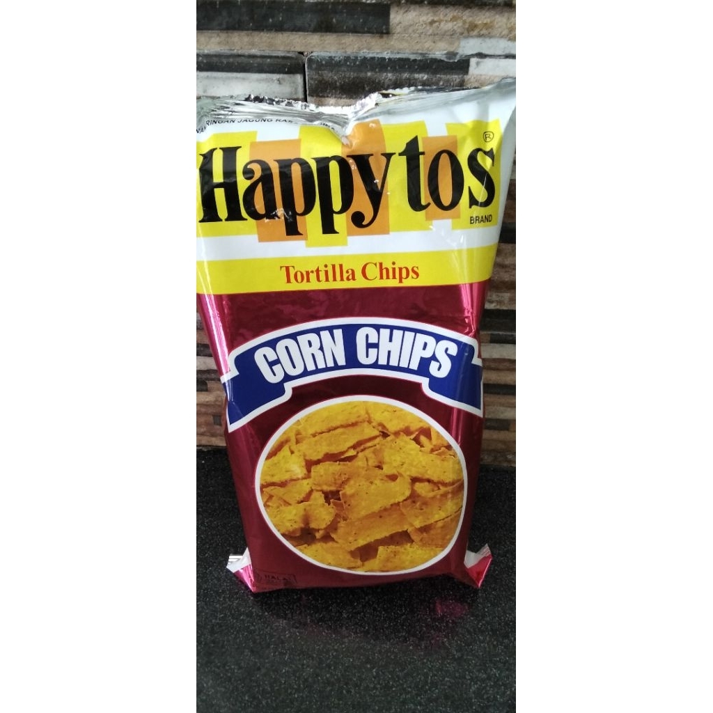

Happy tos thorchila chip merah rasa jagung