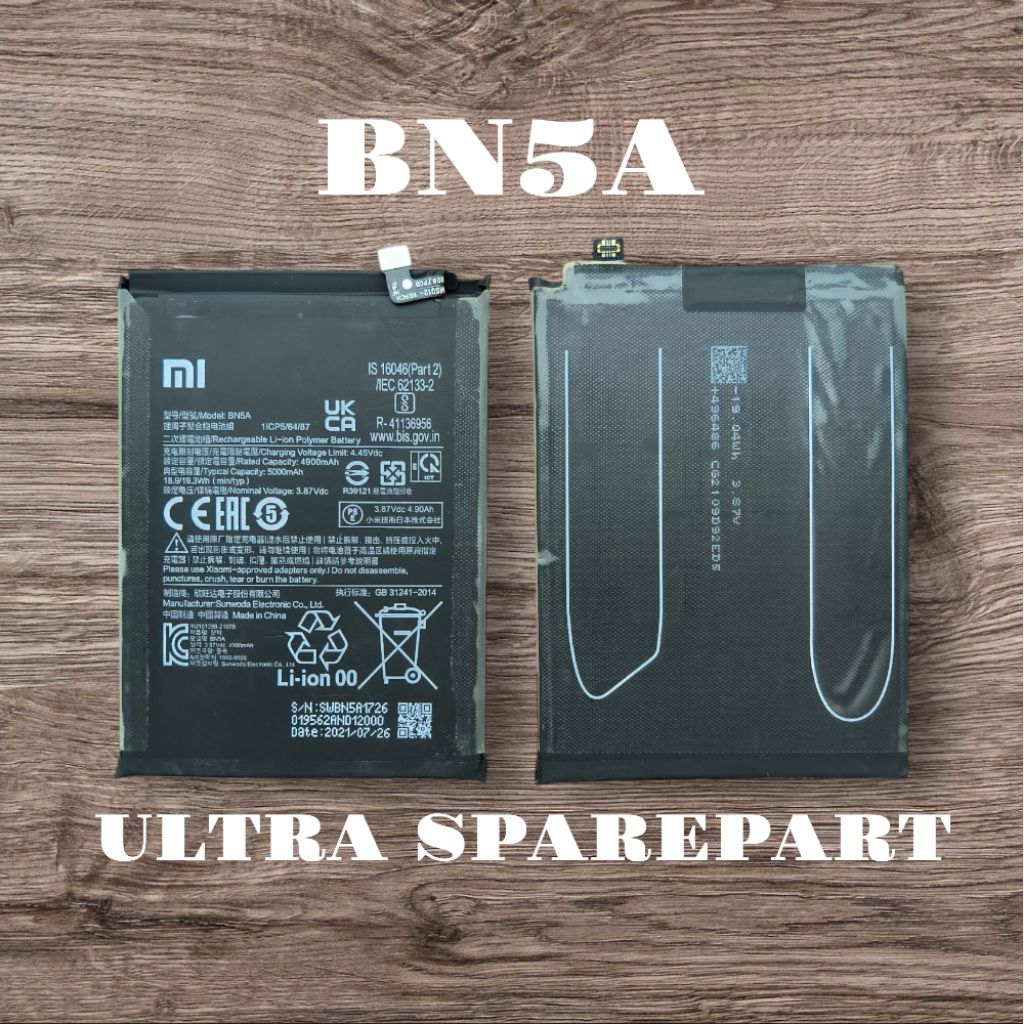BATRE BATTERY BATERAI BN5A XIAOMI REMI 10/ REMI NOTE 10 5G/ OCO M3 PRO ORIGINAL 100% COPOTAN CABUTAN