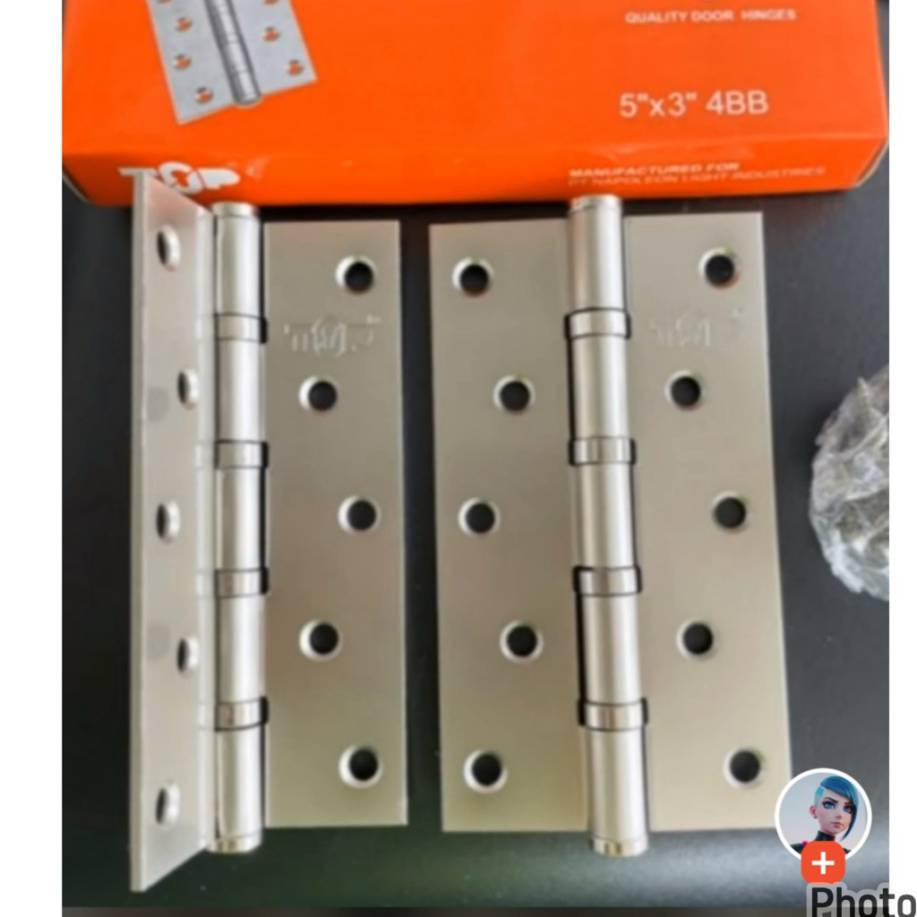 KODAI Engsel 5 inc Kodai/ ENGSEL 5 INC KODAI KNOK STAINLESS 304 BALL BEARING AS BESAR/ ENGSEL PINTU 