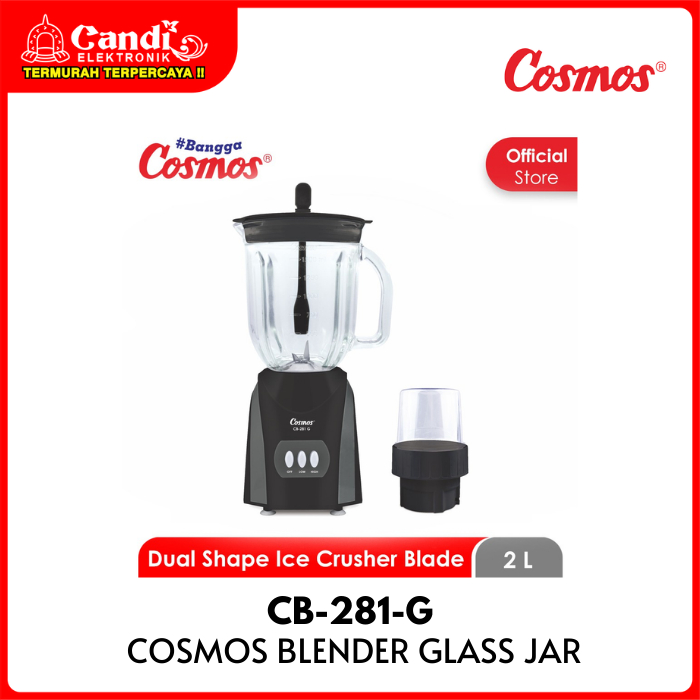 COSMOS Blender Kaca 2 Liter Beta Series CB-281-G