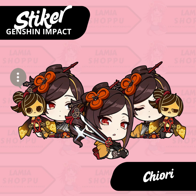 

Sticker Genshin Impact Chiori | Stiker Chiori Genshin | Sticker Chiori GI