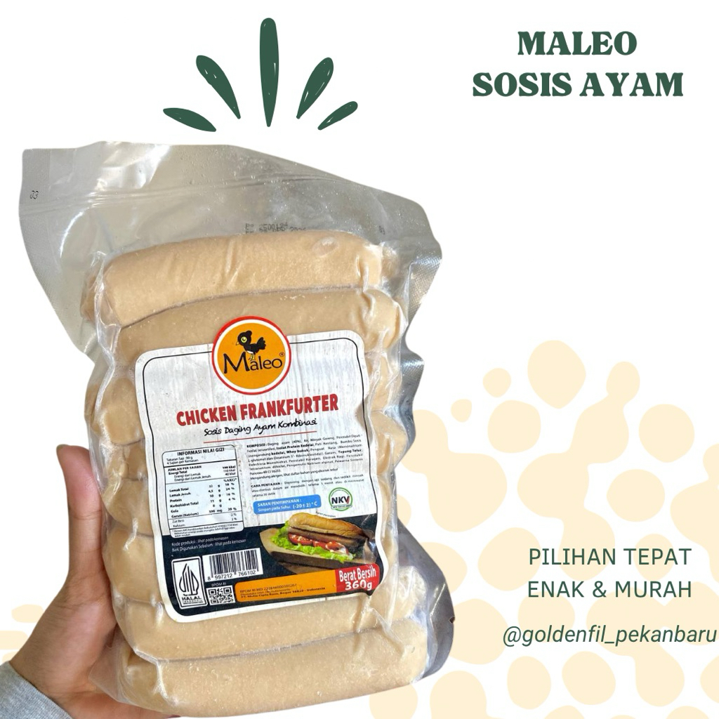 

Maleo sosis ayam isi 8 360g