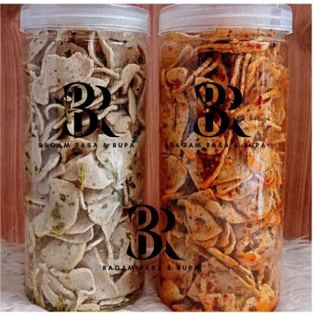 

Rasa dan Rupa - Basreng Mateng 500g – Basreng Pedas - Gurih - Manis Kekinian Banyak Pilihan Rasa