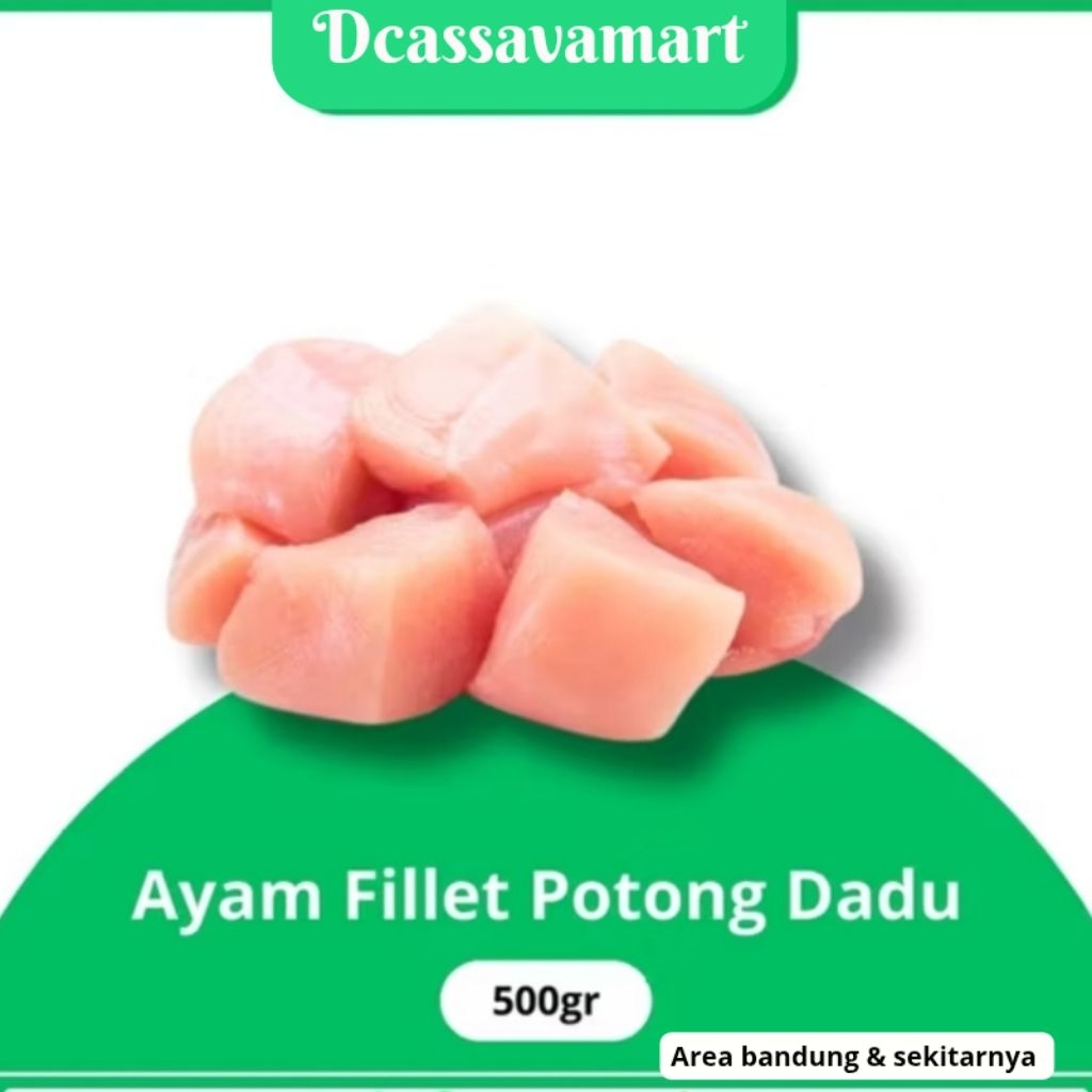 

Dada Fillet Potong Dadu 500gr - paket instan khusu5area bandung & sekitarnya