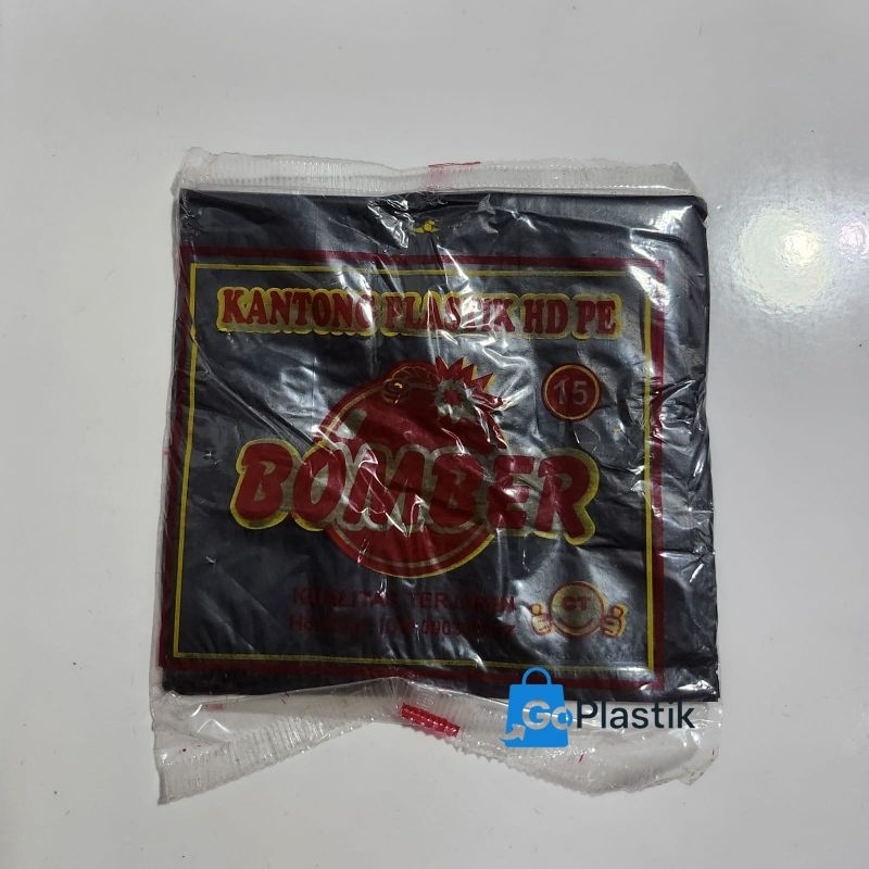 Kantong Plastik Bomber Merah Kresek Warna Hitam Kecil (15)
