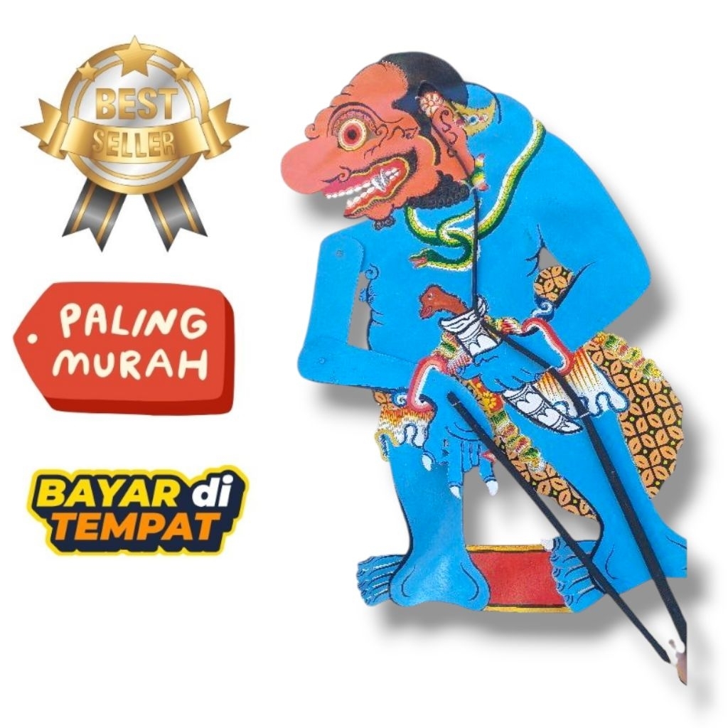 Wayang Kulit Asli Buto Punuk Biasa Ukuran Standar Dalang