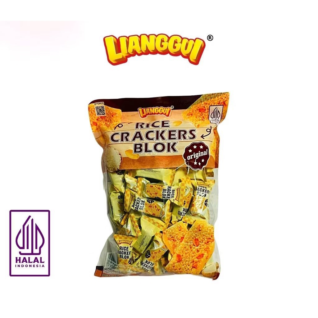 

RICE CRACKERS/ BIPANG BLOK ORIGINAL / BLACK RICE HALAL