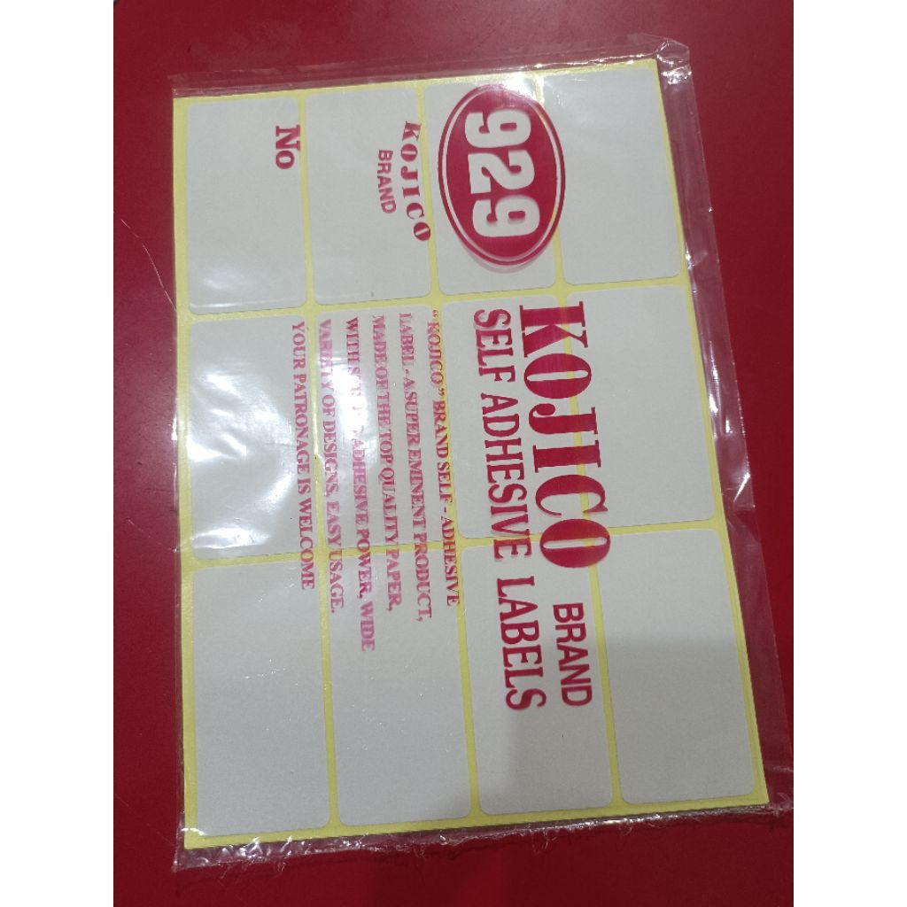 

label nama polos ukuran 103