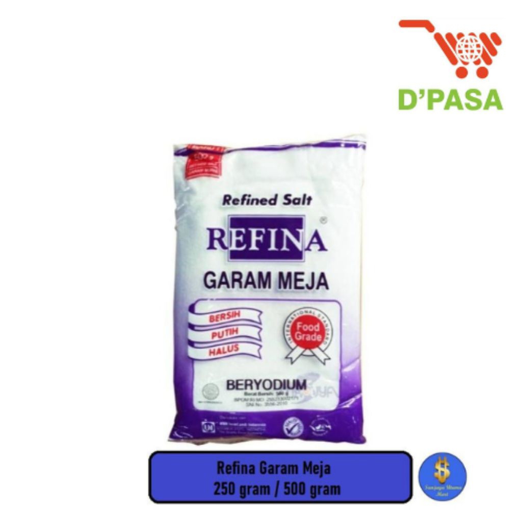 

Garam Halus Refina 250gr Bumbu Masak Dpasa Padang