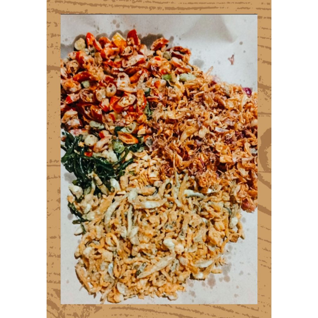 

Sambal Bawang Goreng Teri Nasi Bagor Cinta D'Rome 60 gram