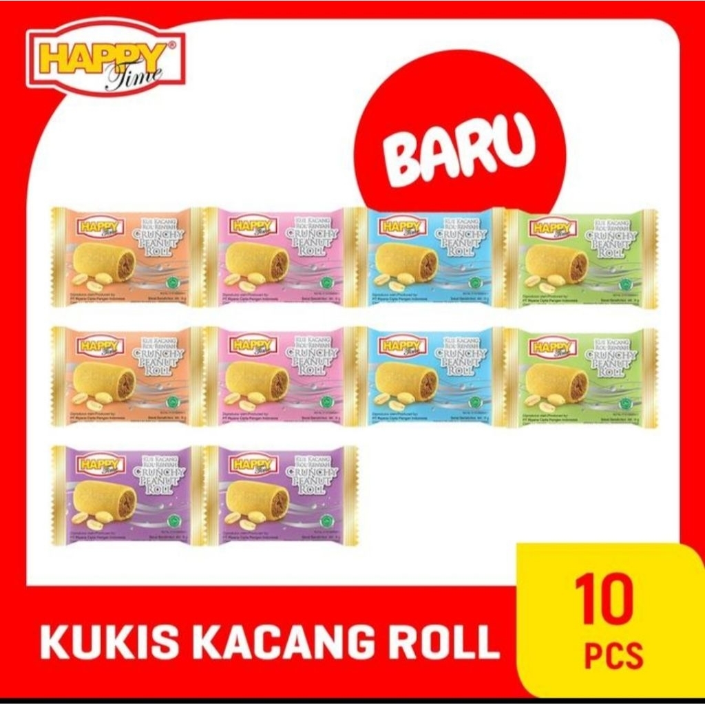 

Happy Time Crunchy Peanut Roll