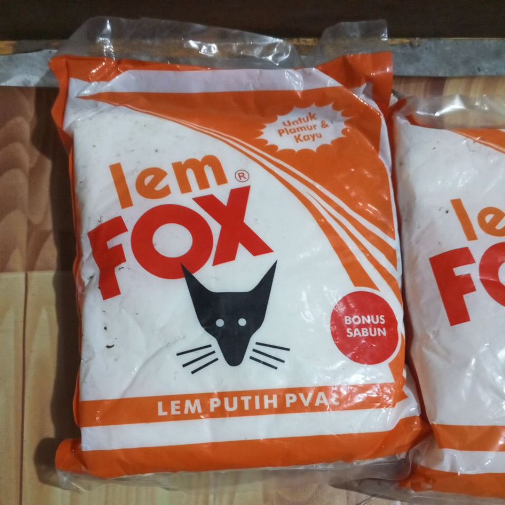 

LEM PVAC SUPER MURAH (MERK FOX) 800 GRAM