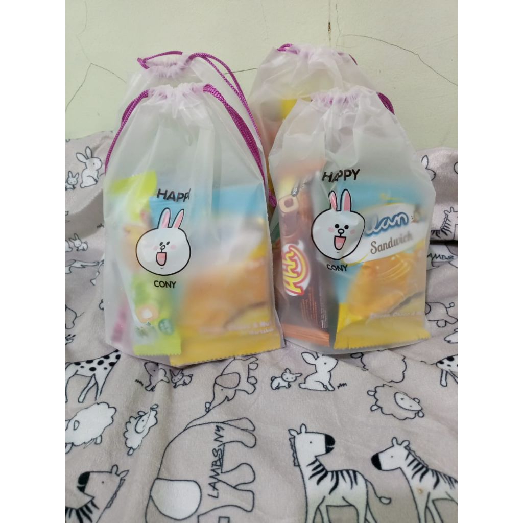 

(10 Pcs) Paket Hemat Bingkisan Ulang Tahun | Snack Pouch Mini |