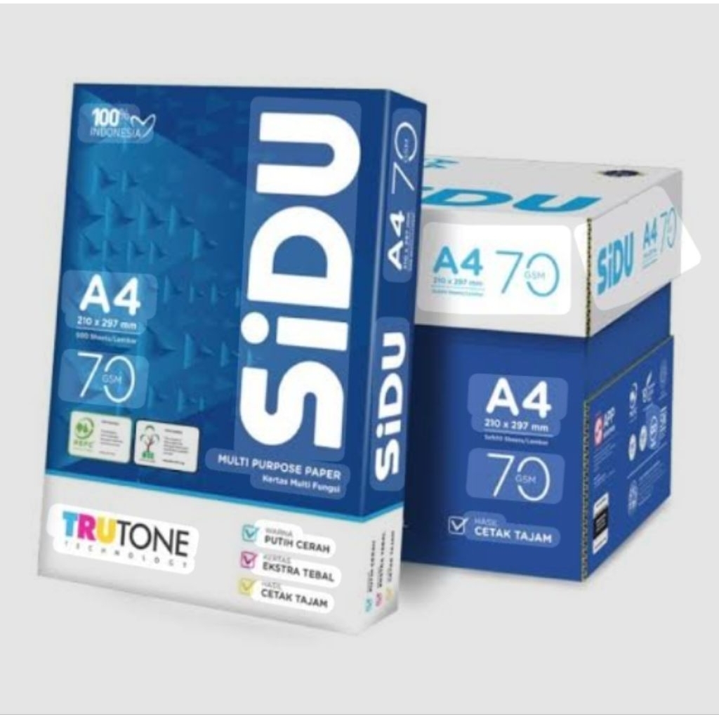 

Ketas HVS sinar dunia A4 70gsm 1Rim 500pcs