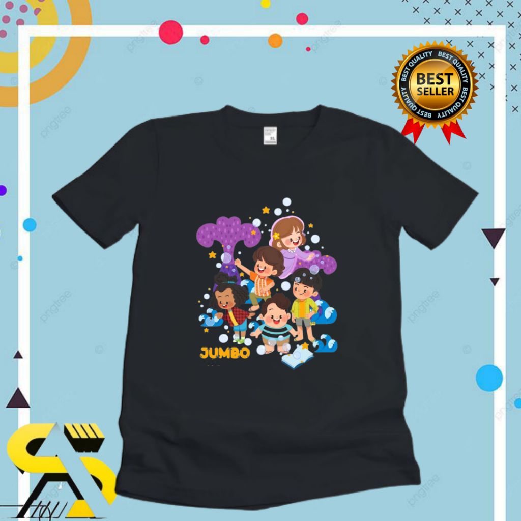 BAJU ANAK KAOS ATASAN ANAK JUMBO FLM ANIMASI