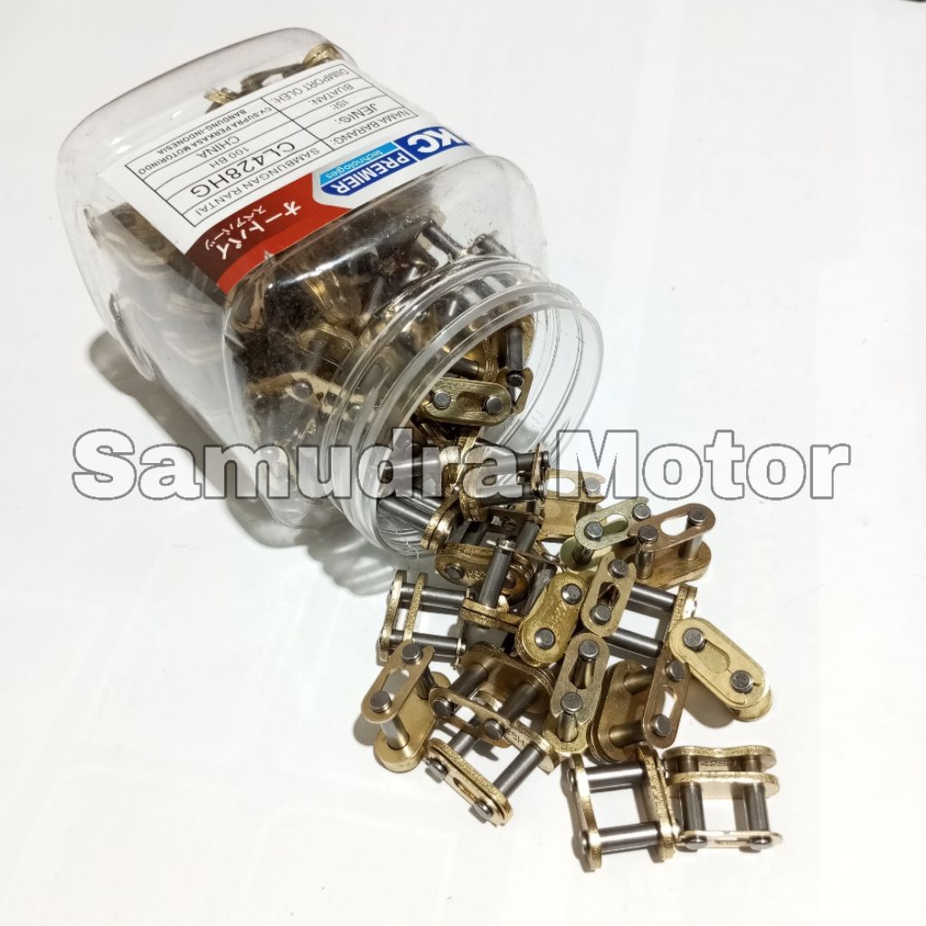 SAMBUNGAN RANTAI RANTE EMAS 428H KC GOLD KUALITAS COY