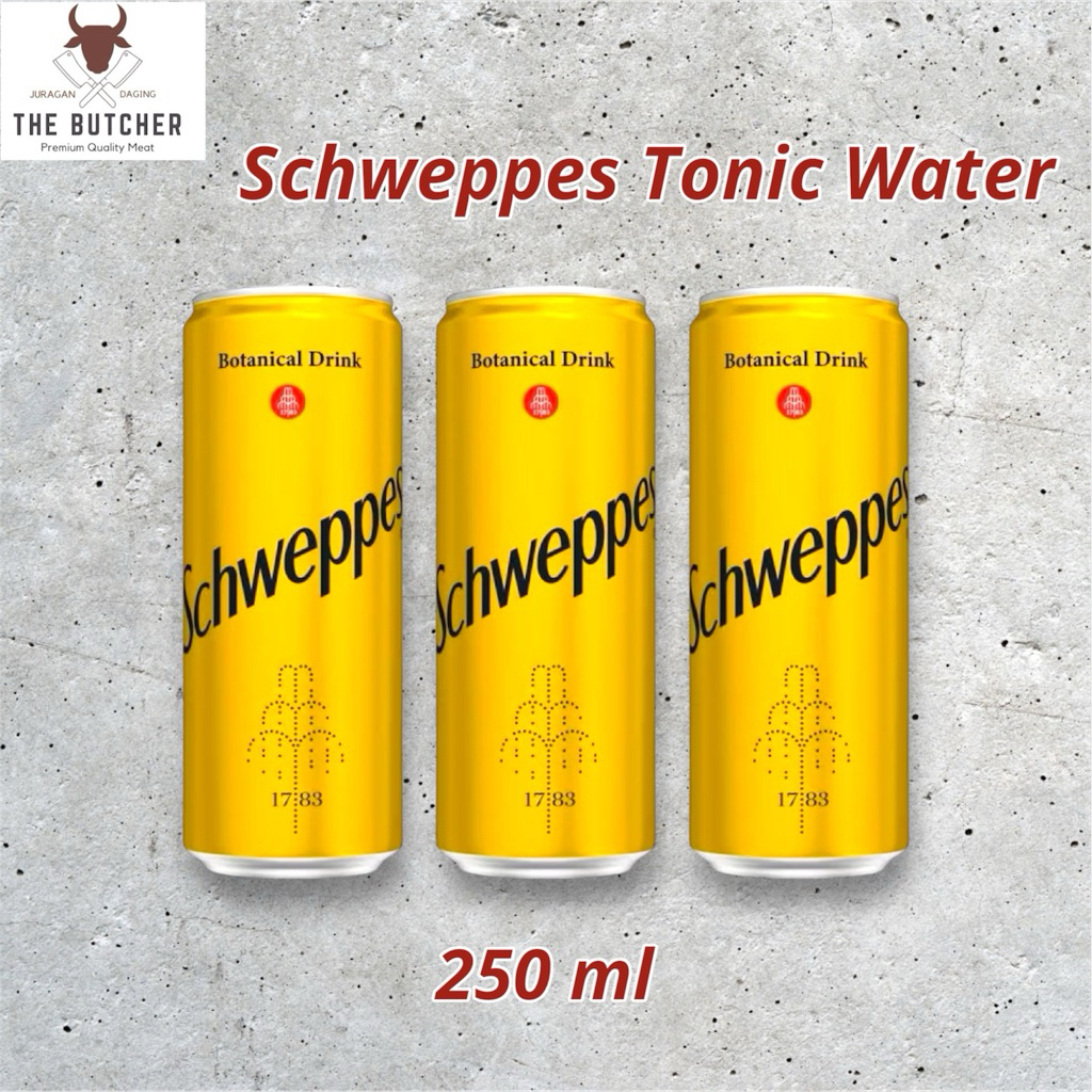 

SCHWEPPES TONIC WATER 250ml / minuman berkabonasi botanical / Harga Satuan