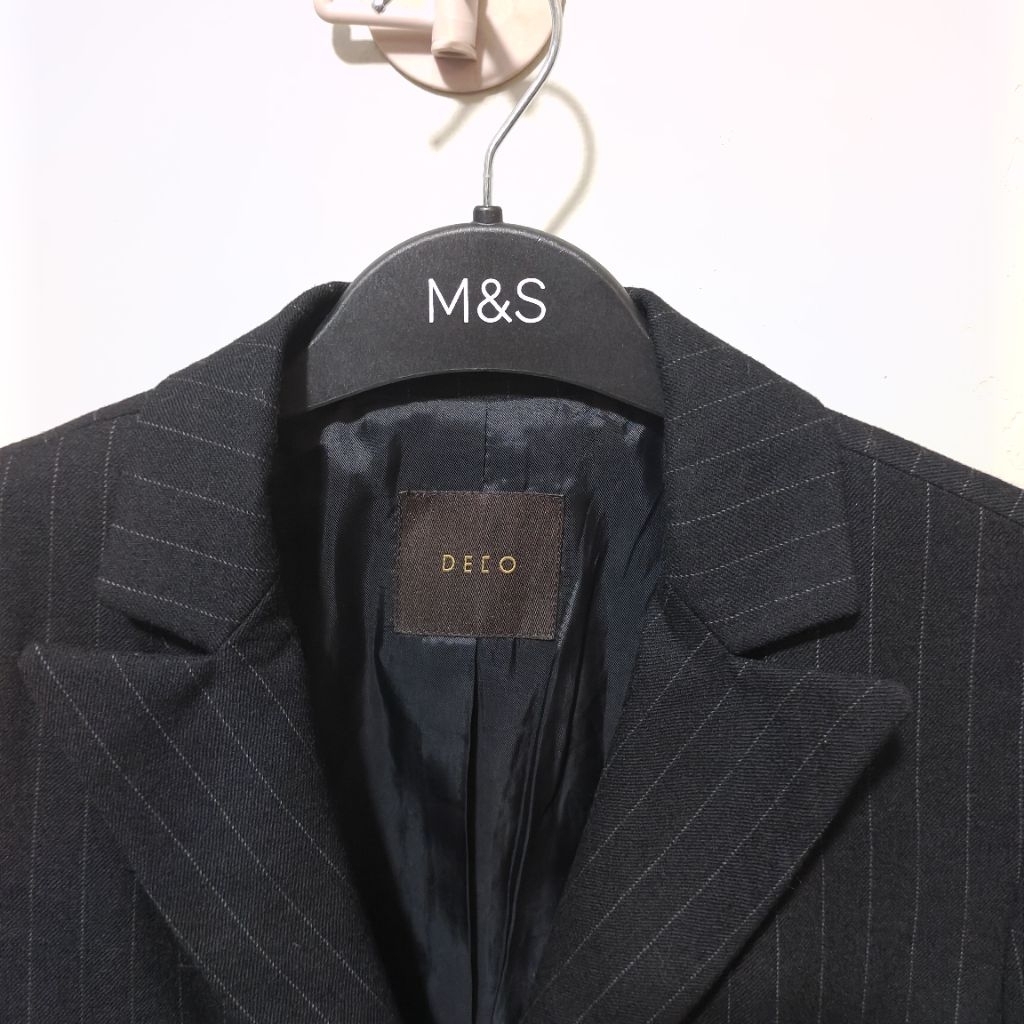 DECO stripe blazer deco blazer formal blazer casual blazer kerja blazer kantor blazer Korea blazer s