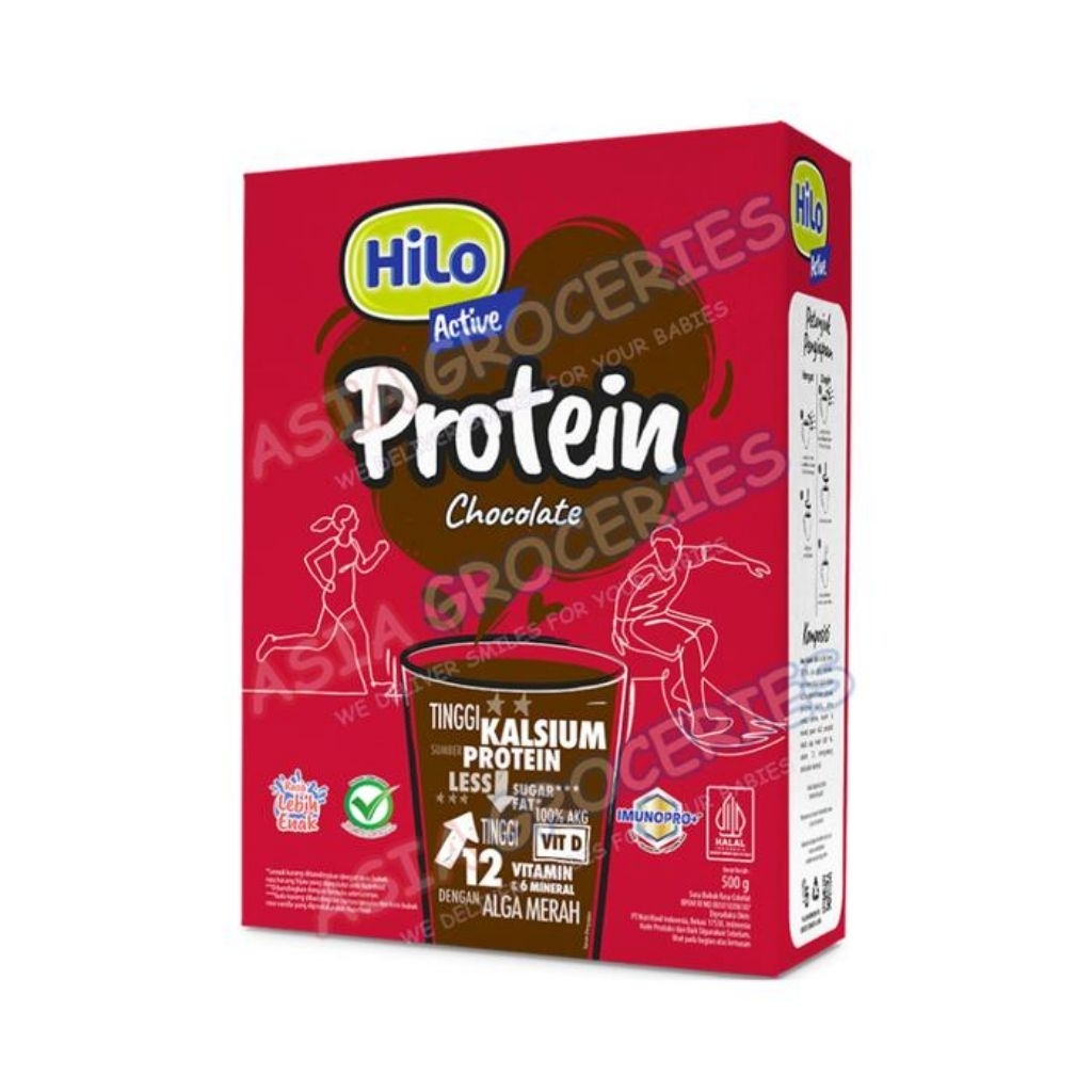 

Hilo Active Protein 200/250 Gram Coklat&Vanila
