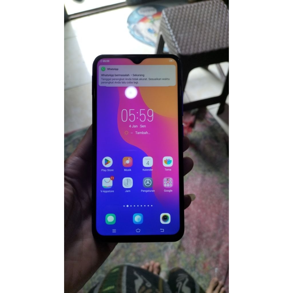 smartphone vivo y12 bekas batangan original