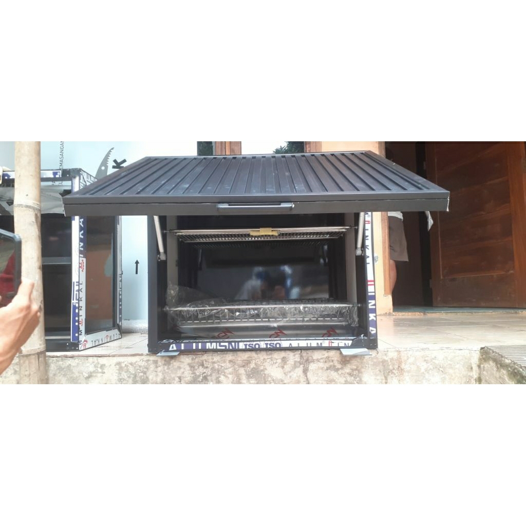 Rak piring alumunium 60cm