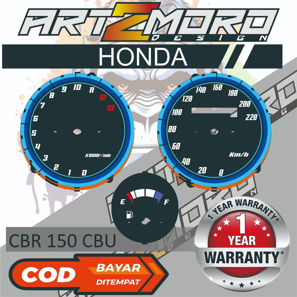 PAPAN SPEEDOMETER CUSTOM HONDA CBR 150 CBU