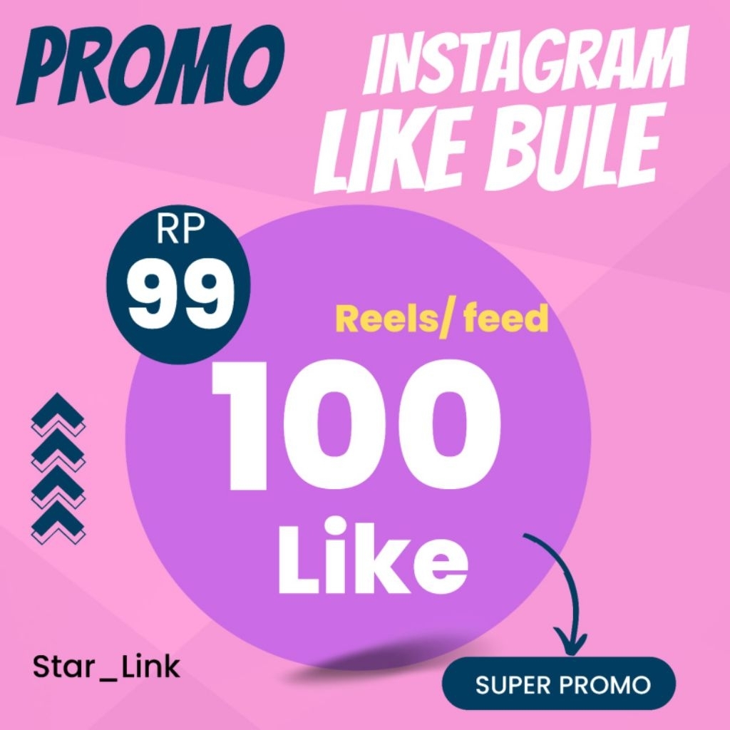 Instagram Like Bule Bergaransi