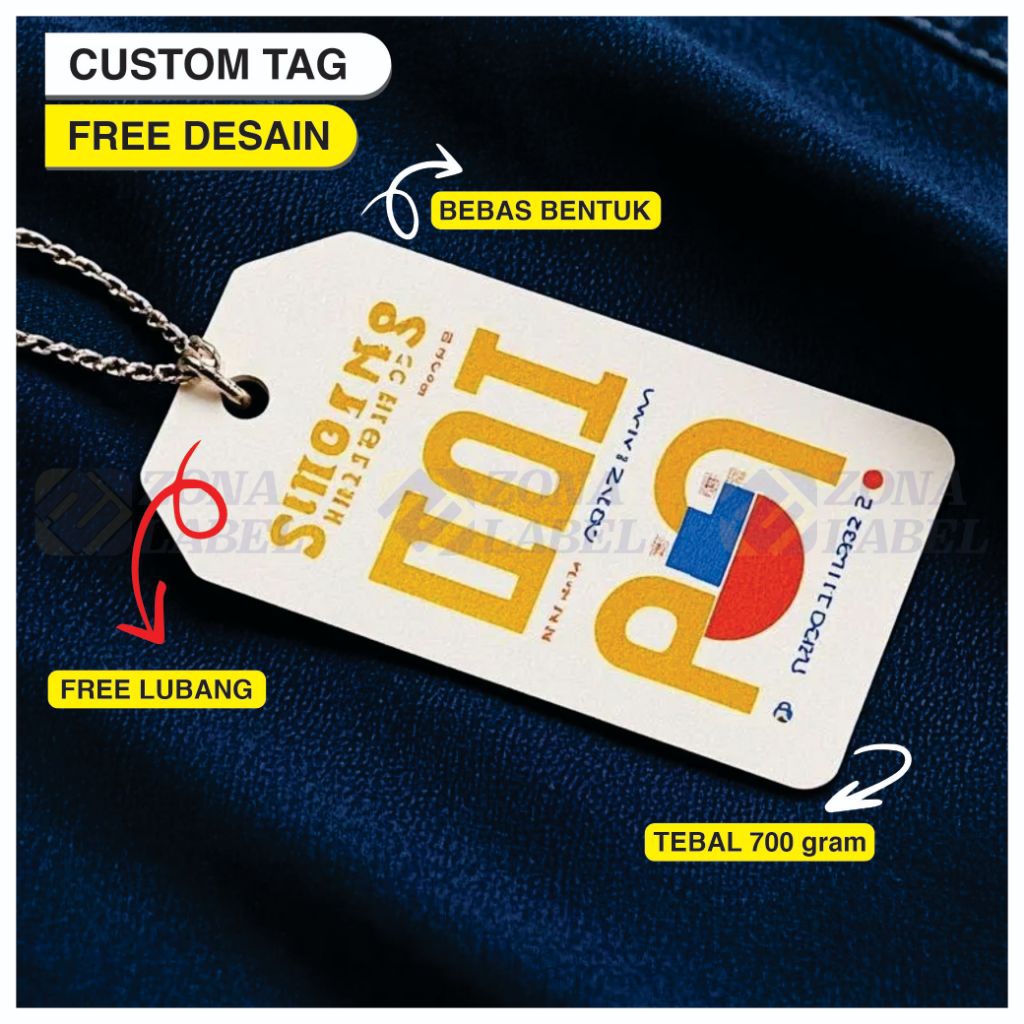 

Gratis Desain Hangtag Label Baju Premium | Custom Hangtag Baju