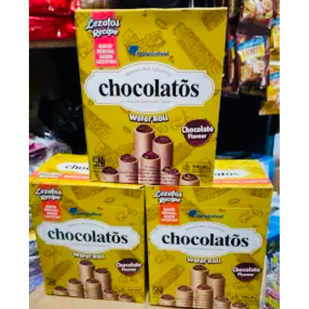 

chocolatos wafer roll isi 24pcs