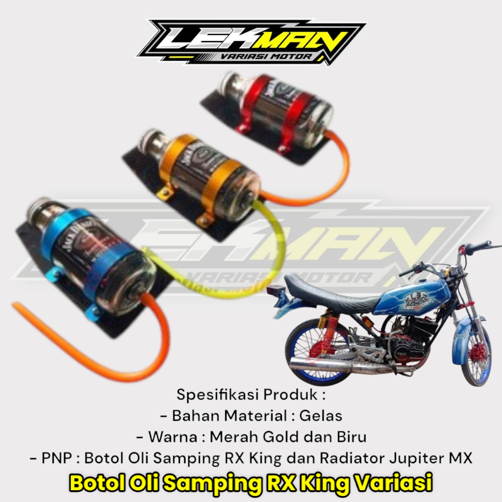 Botol Oli Samping RX King Variasi Tempat Oli Samping RX King Variasi Wadah Oli Samping RX King Botol