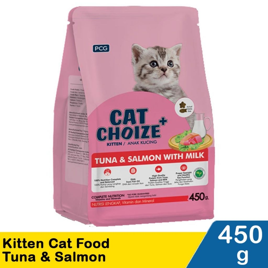 Cat Choize Plus Kitten Cat Food Tuna & Salmon 450g